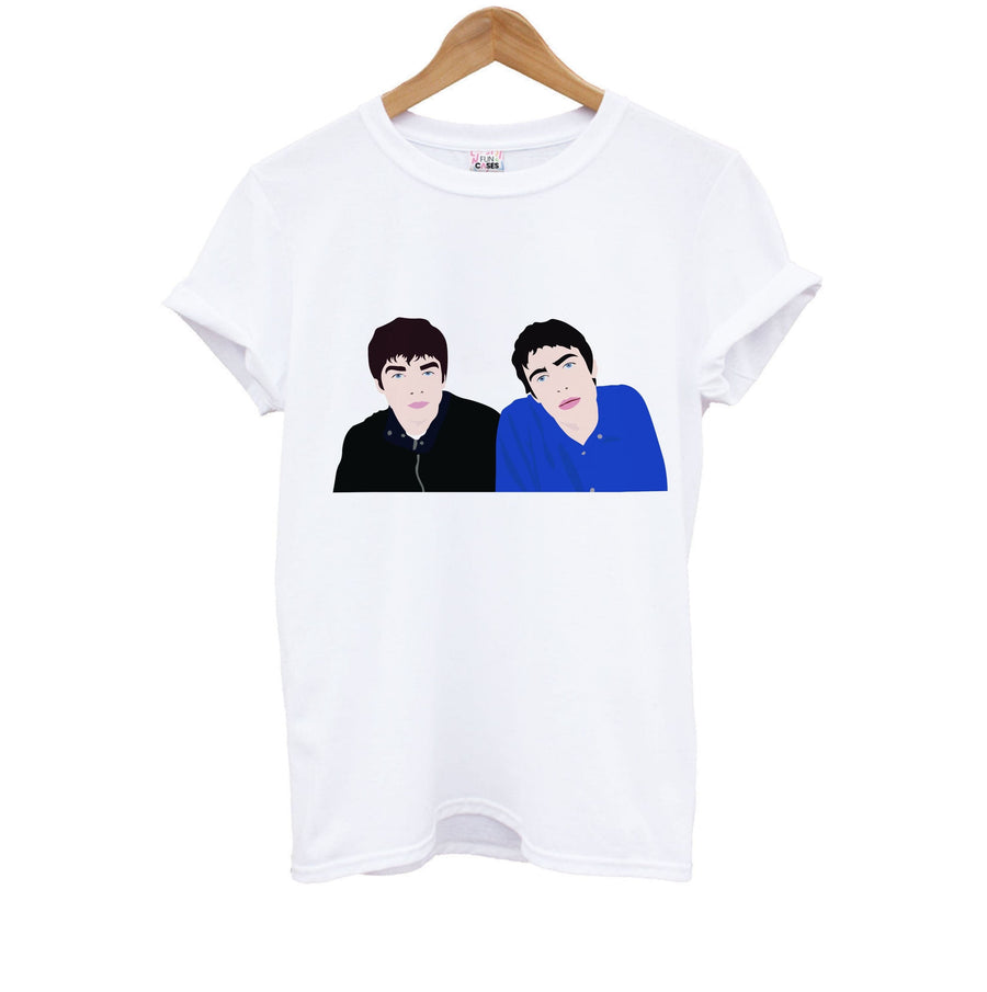 Noel And Liam Gallagher - Oasis Kids T-Shirt