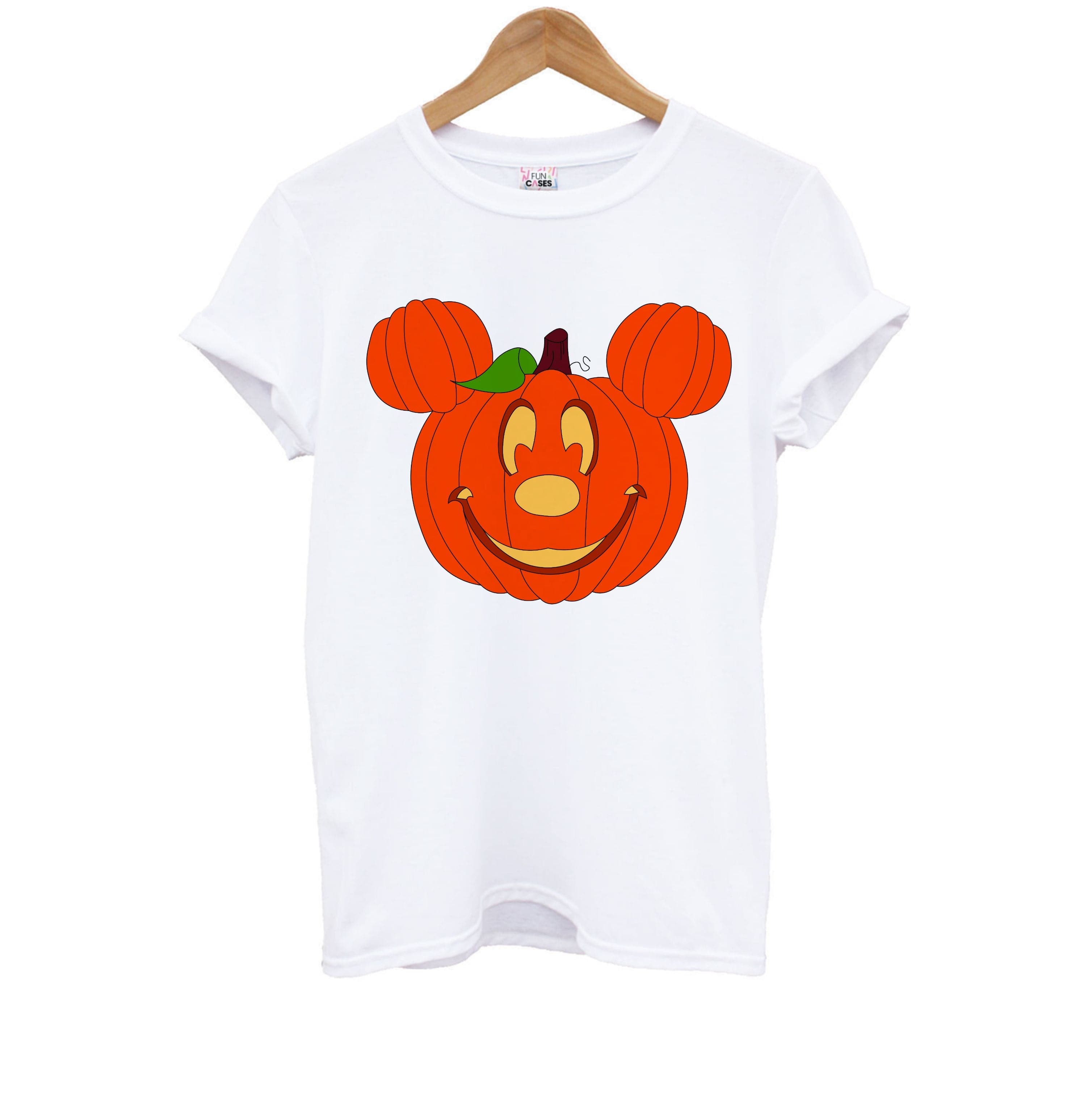 Mouse Pumpkin Halloween Kids T-Shirt