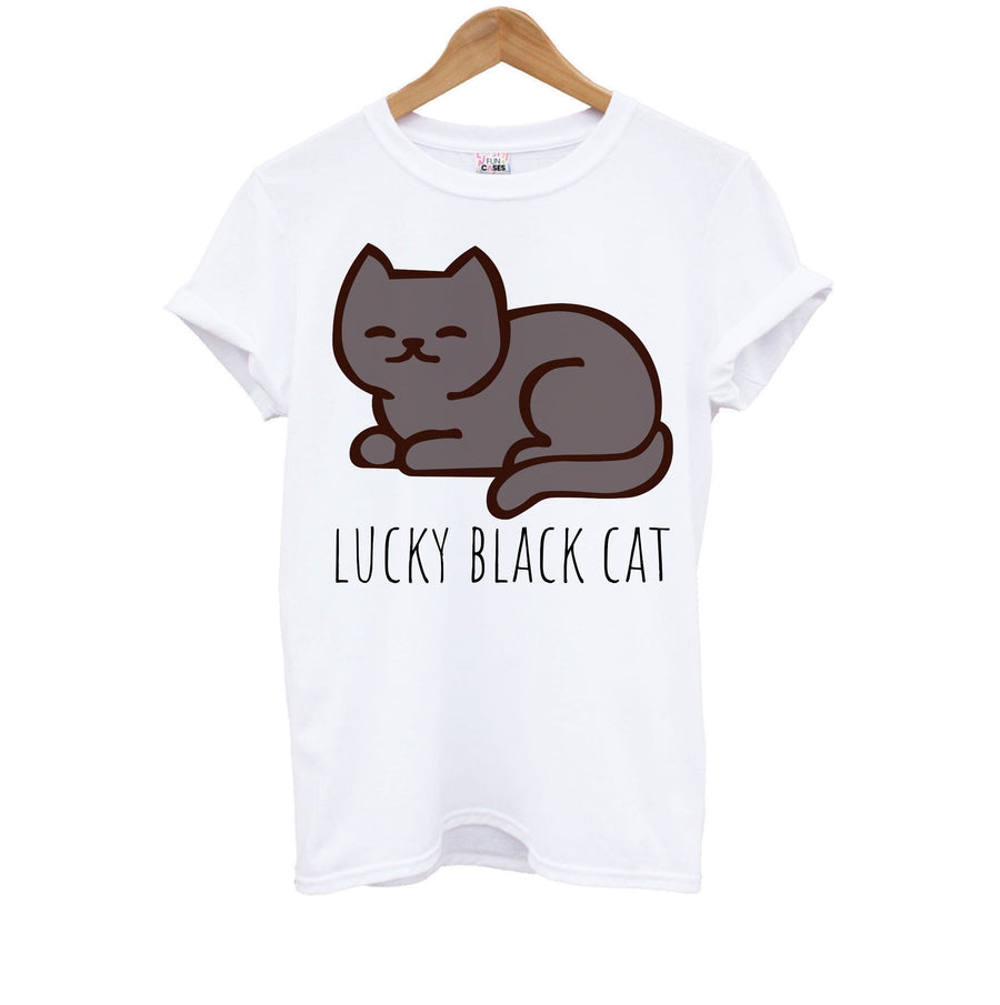 Lucky Black Cat - Cats Kids T-Shirt