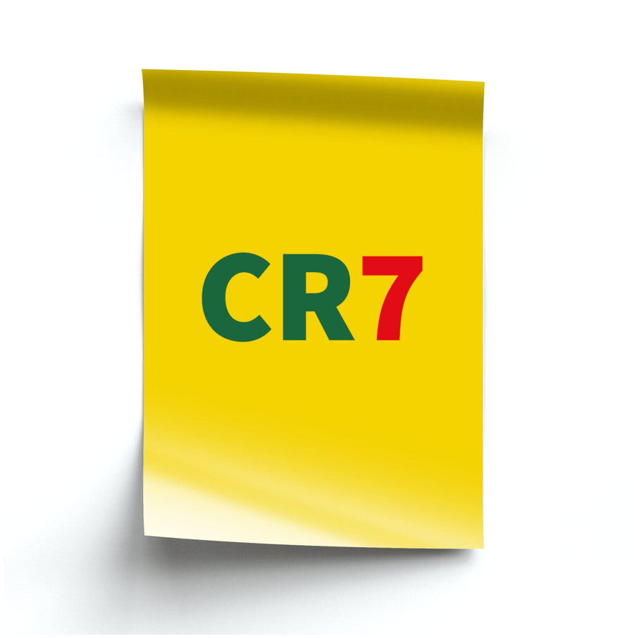 CR7 Logo - Ronaldo Poster