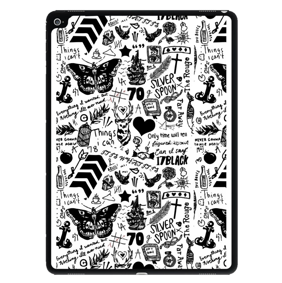 One Direction Tattoos iPad Case