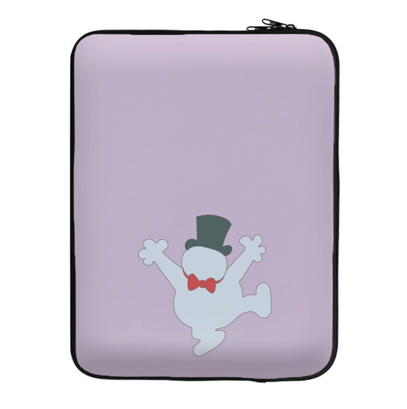 Outline - Frosty The Snowman Laptop Sleeve