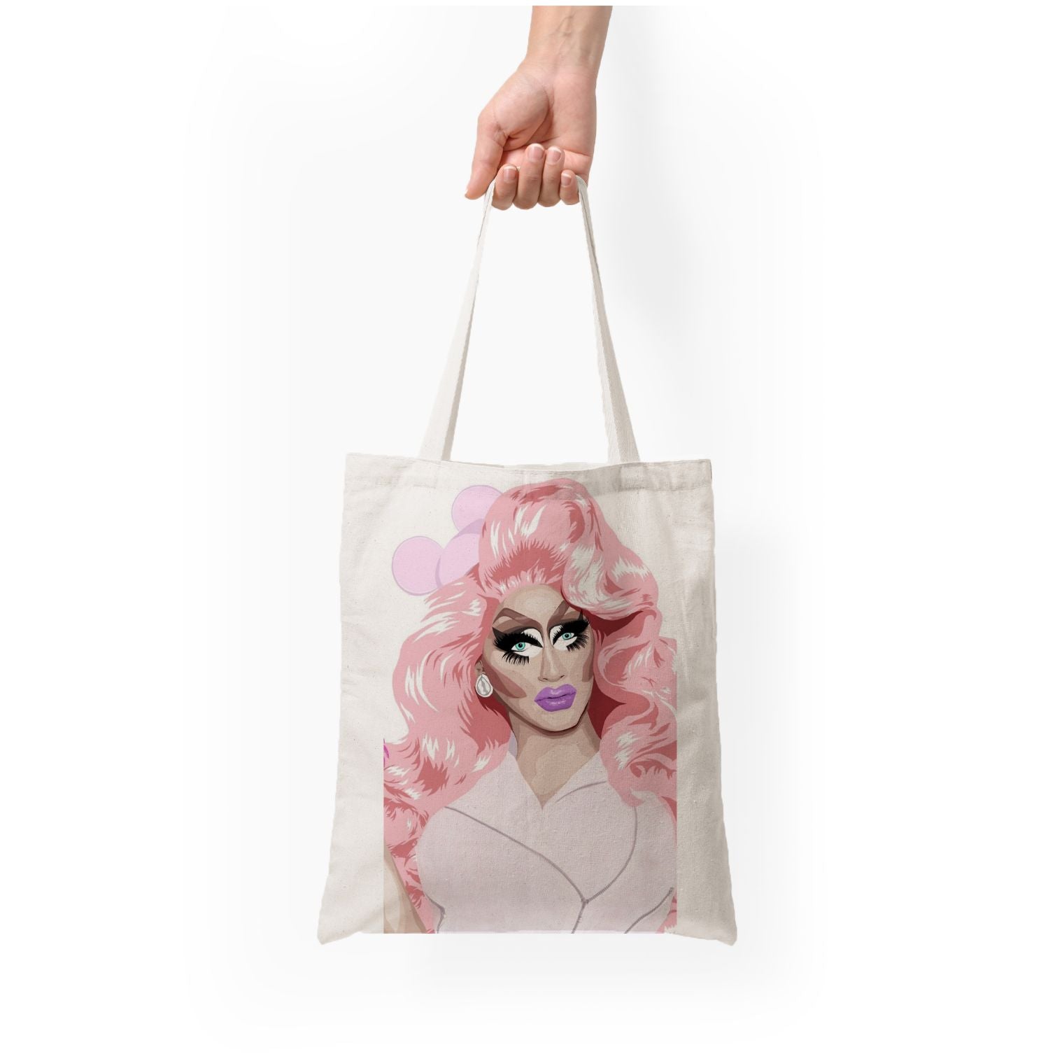 White Trixie Mattel - Drag Queen's Drag Race Tote Bag