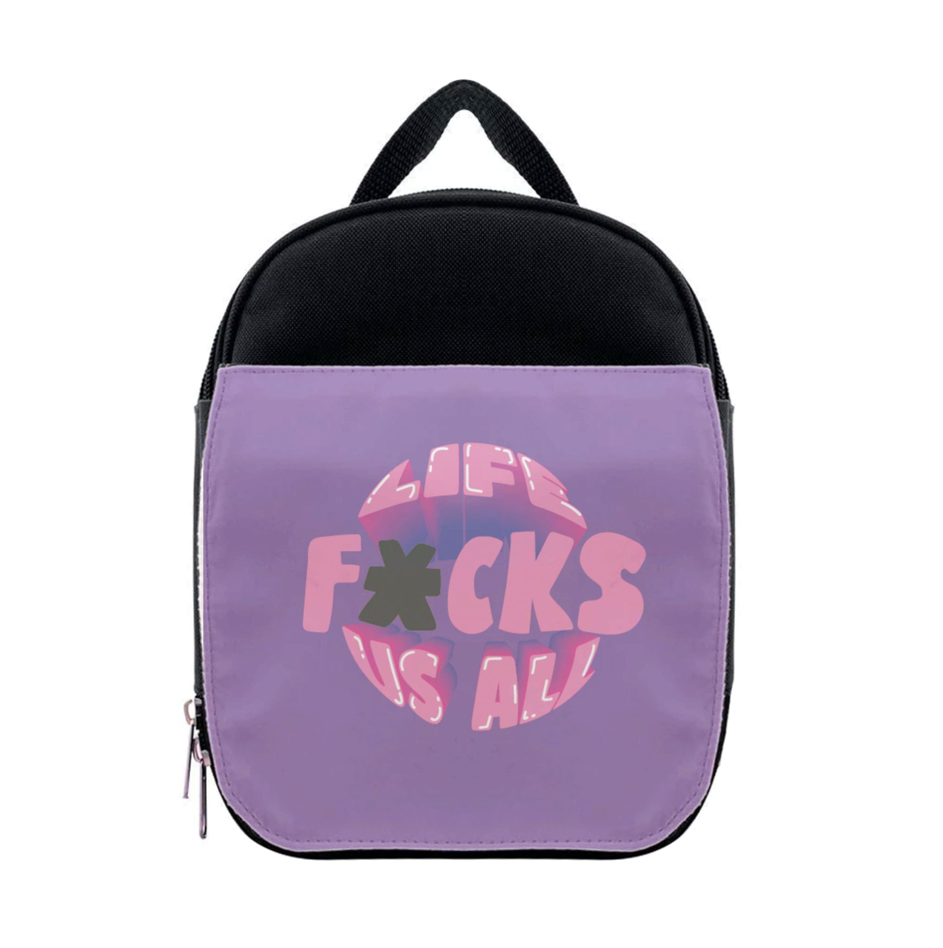 Life f'cks us all Purple Lunchbox