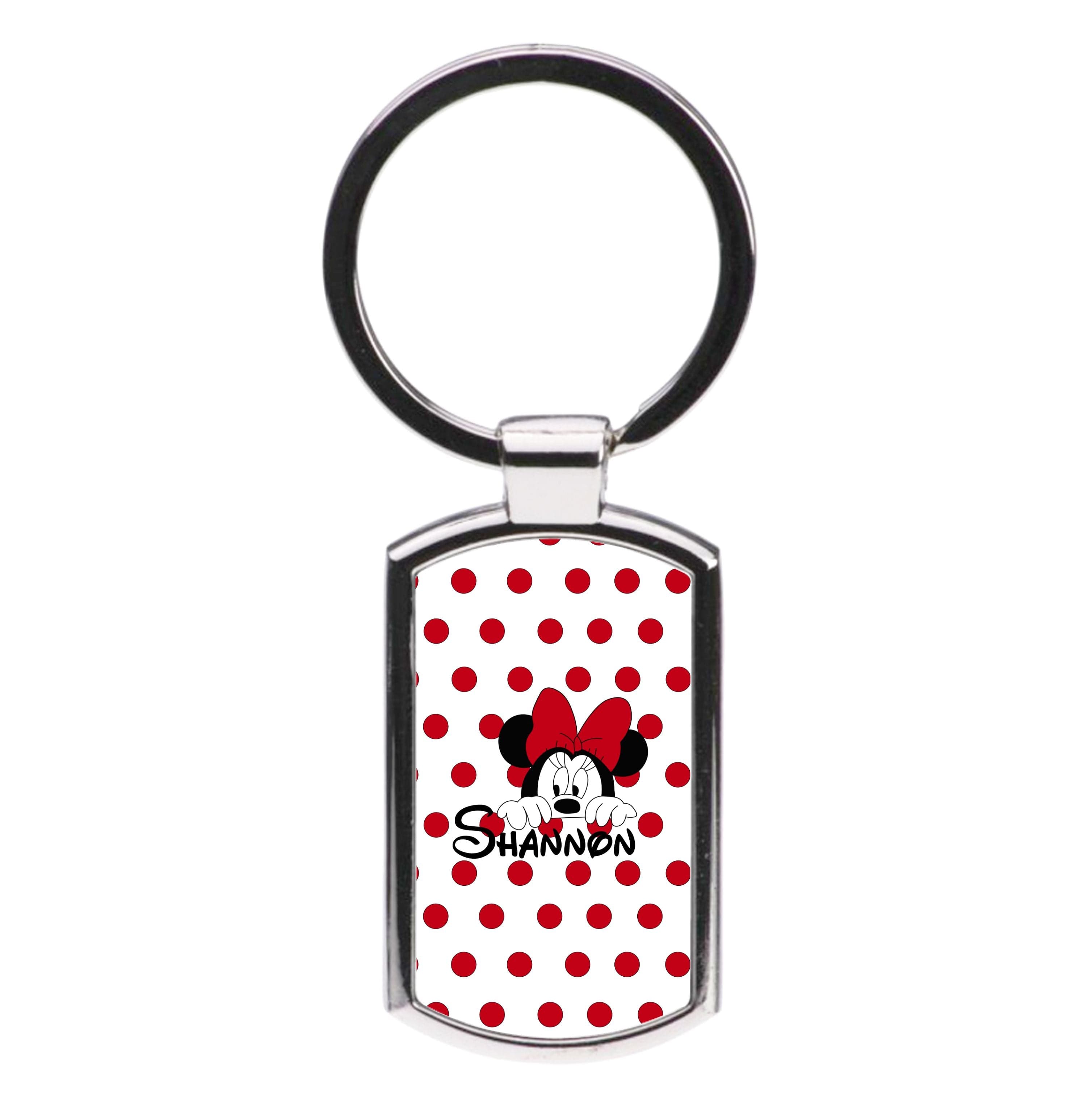 Minnie Mouse - Personalised Fairytale Luxury Keyring