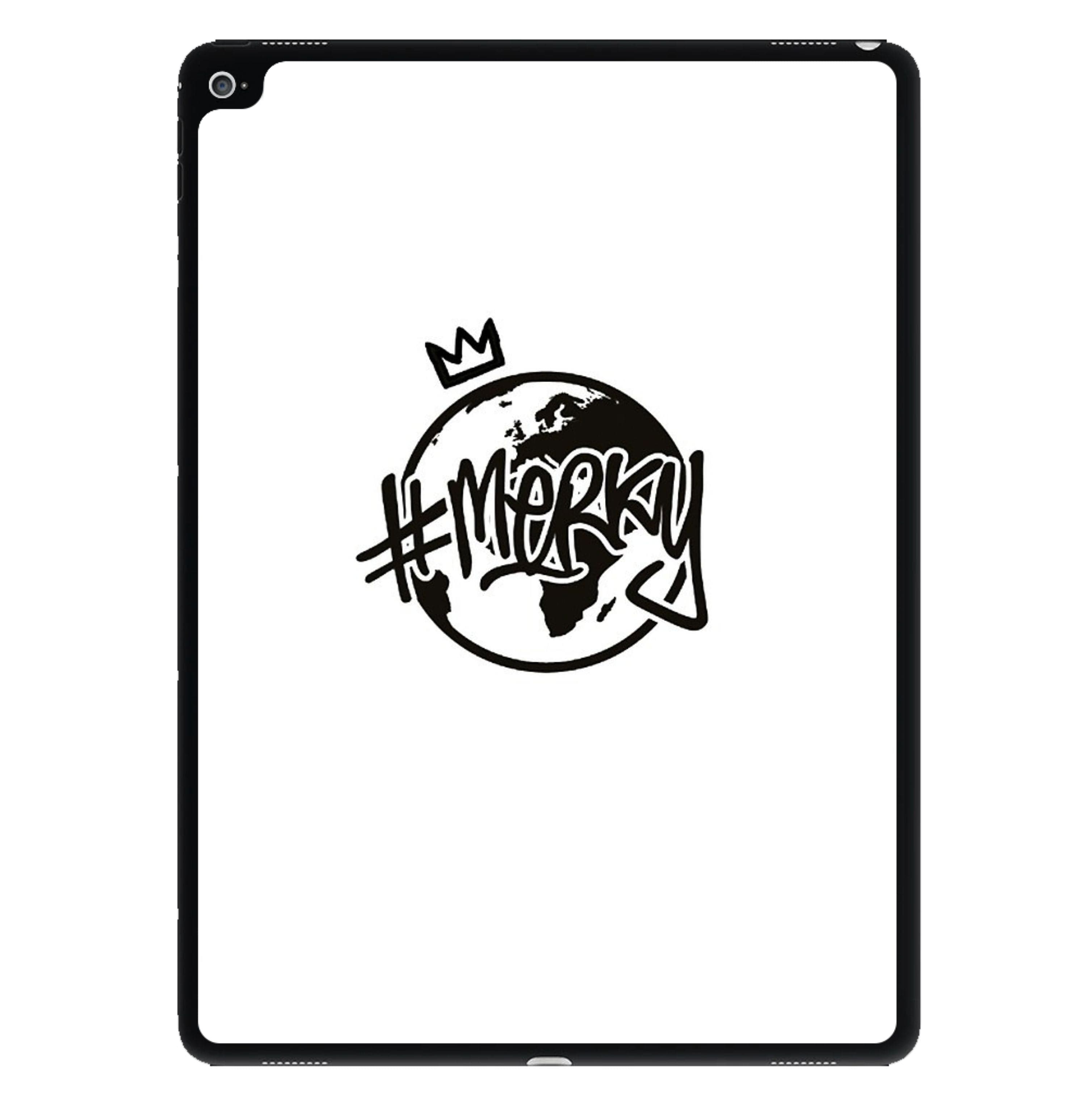 Hashtag Merky Globe iPad Case