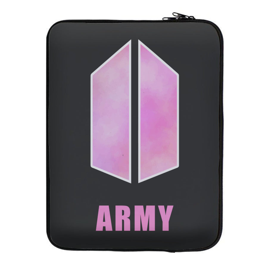 BTS Army Pink  - BTS Laptop Sleeve