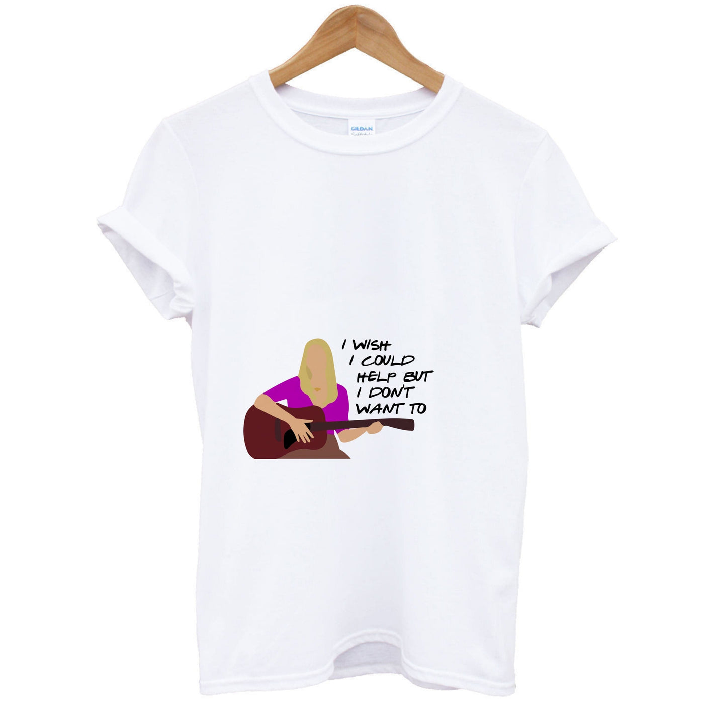 I Wish I Could Help But I Don't Want To - Friends T-Shirt