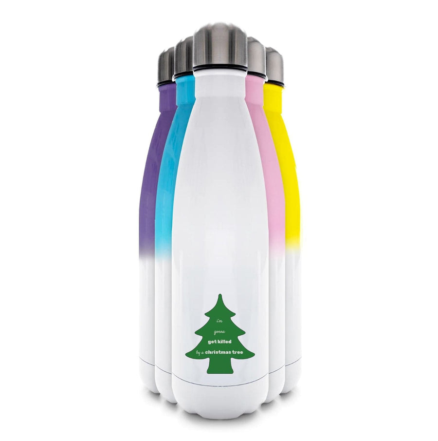 I'm Gonna Get Killed By A Christmas Tree - Doctor Who Water Bottle