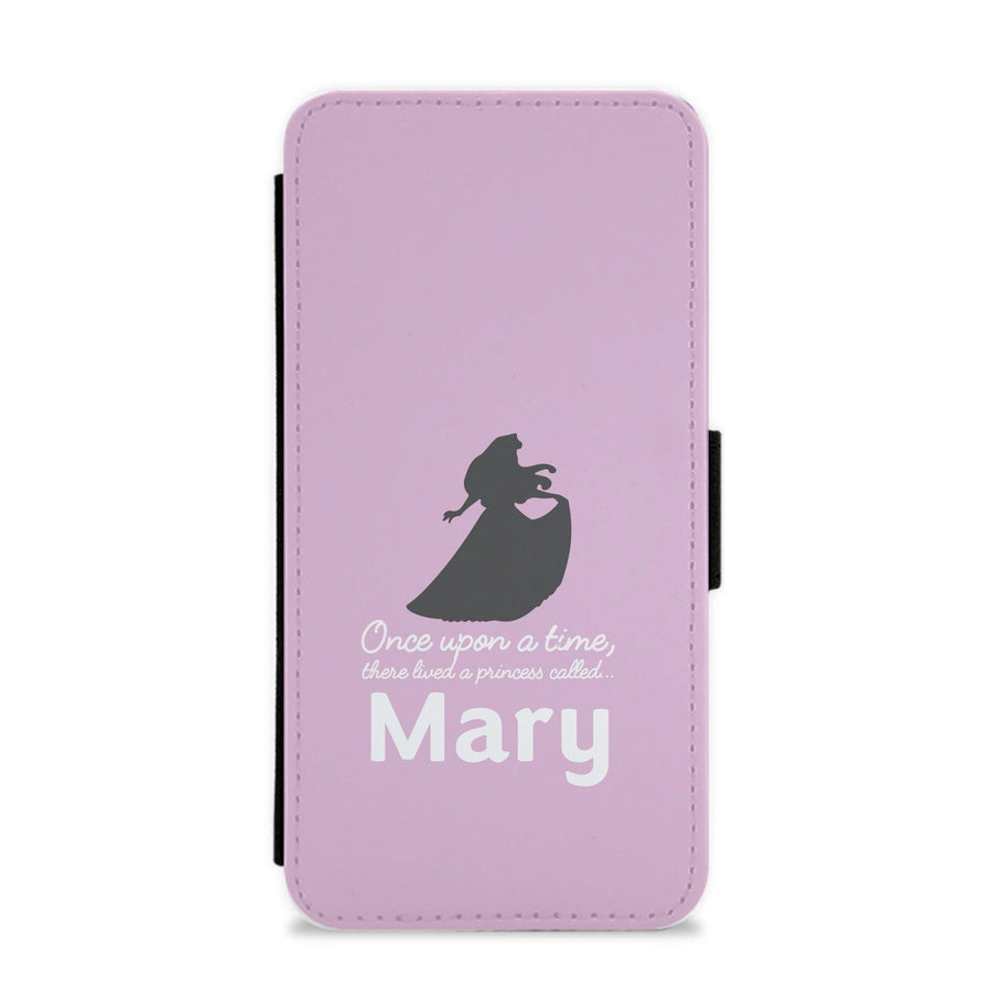Once Upon A Time There Lived A Princess - Personalised Disney  Flip / Wallet Phone Case