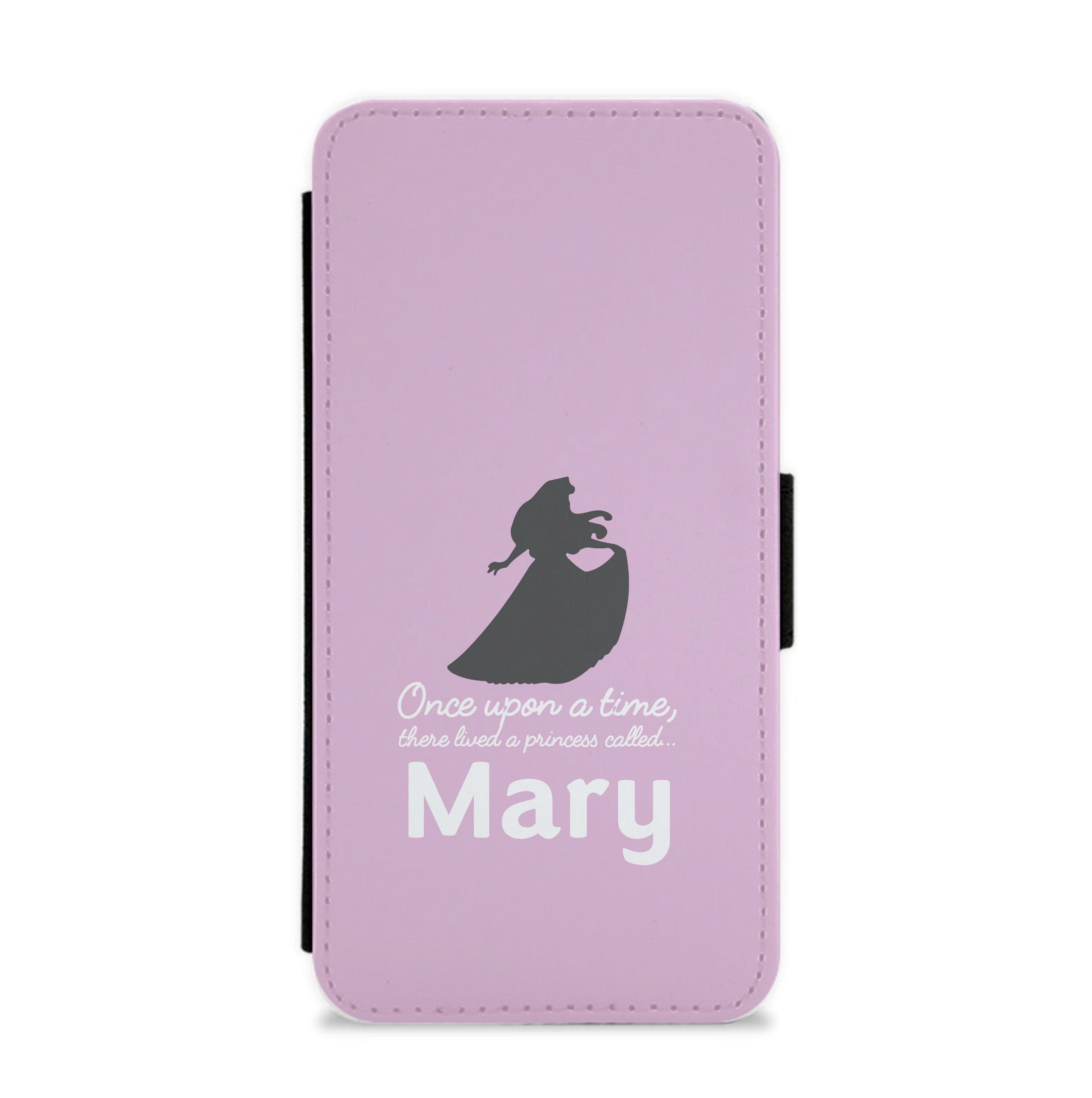 Once Upon A Time There Lived A Princess - Personalised Fairytale Flip / Wallet Phone Case