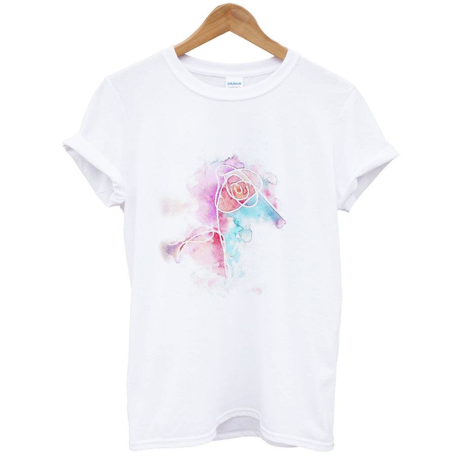BTS Love Yourself Watercolour Painting T-Shirt
