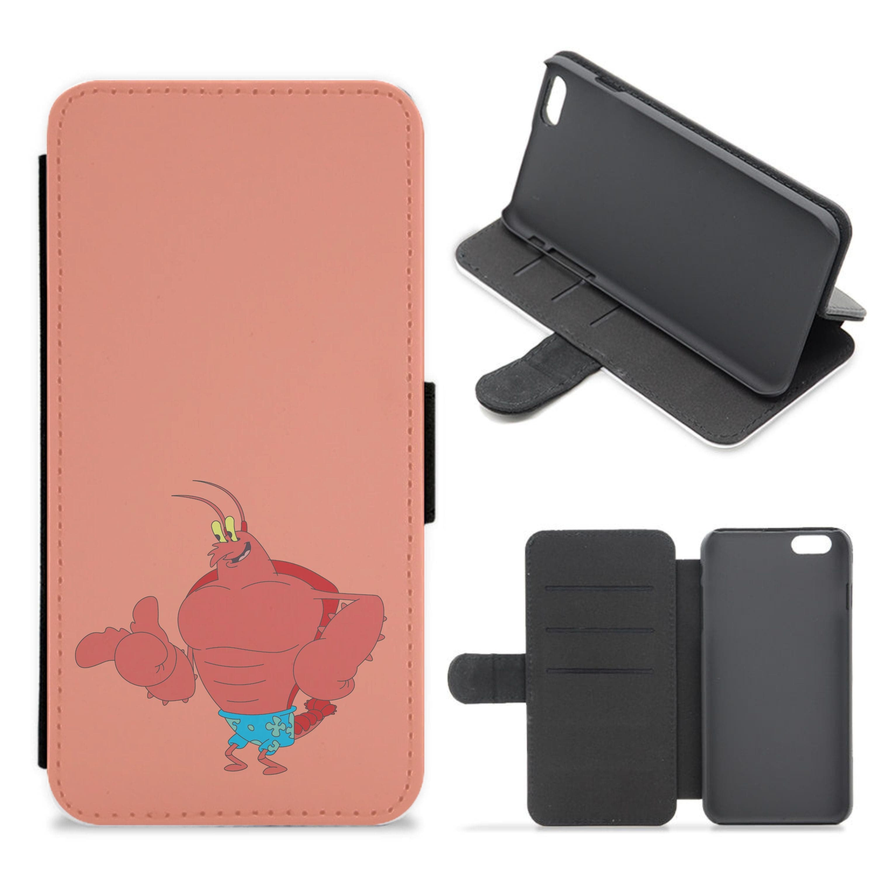 Muscly Mr Krabs Flip / Wallet Phone Case