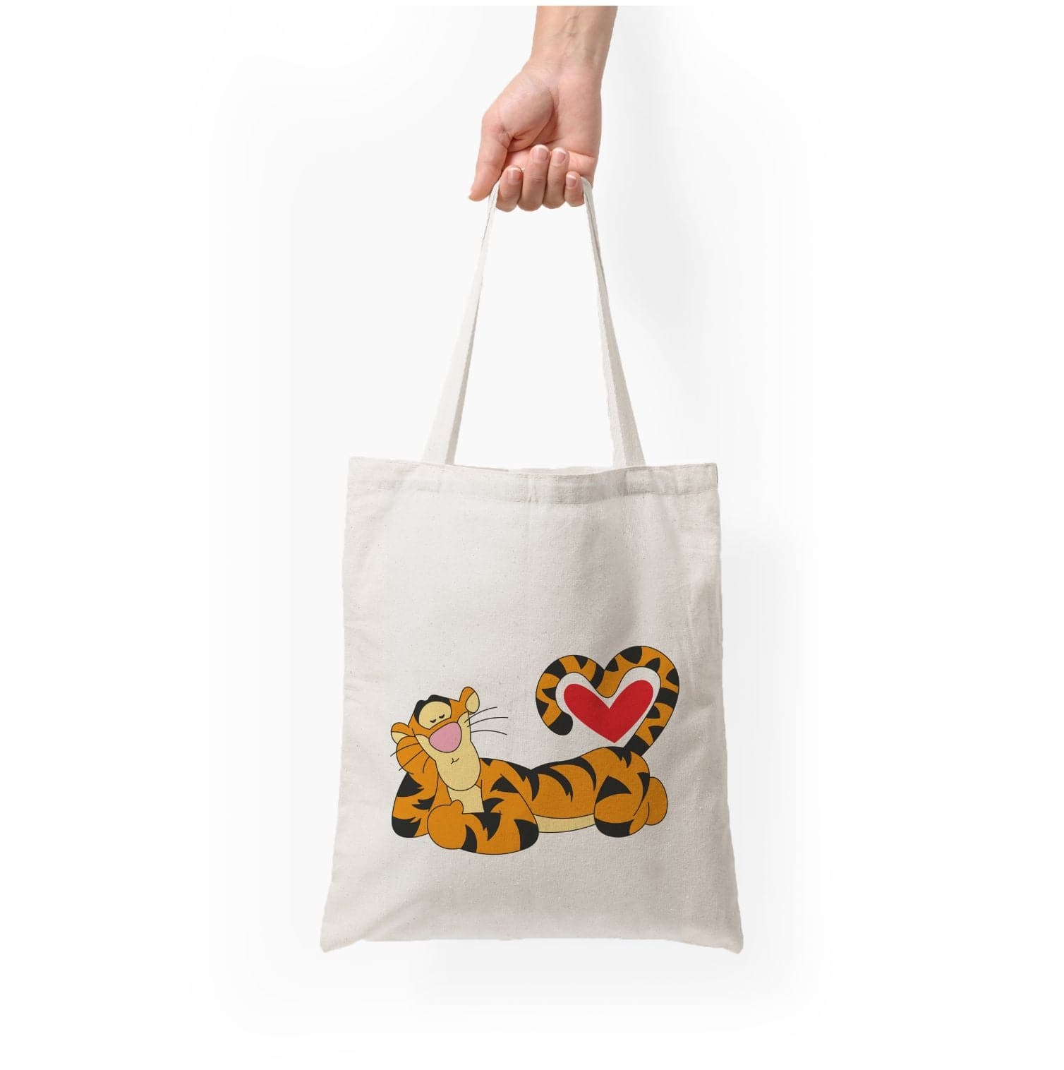 Tiger Valentine's Tote Bag