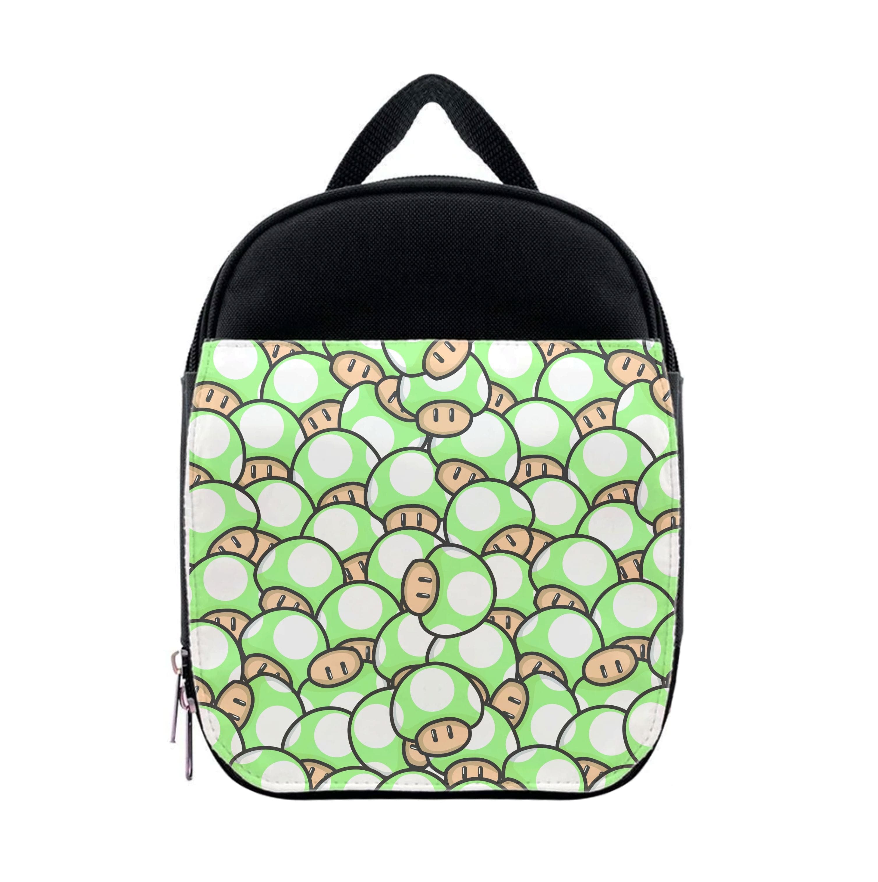 Mushroom Pattern - Light Green Lunchbox