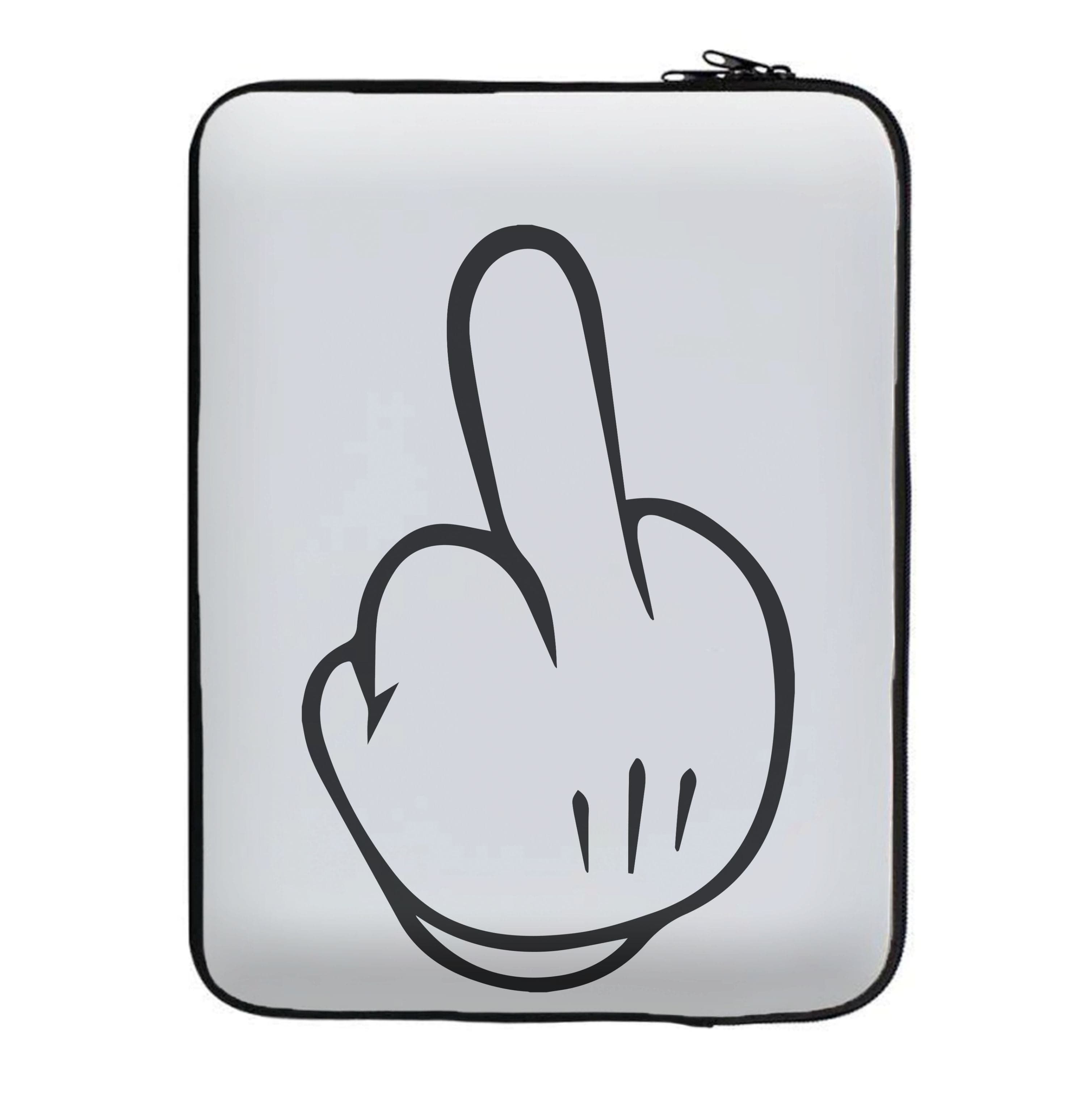 Fairytale Mouse Middle Finger Laptop Sleeve