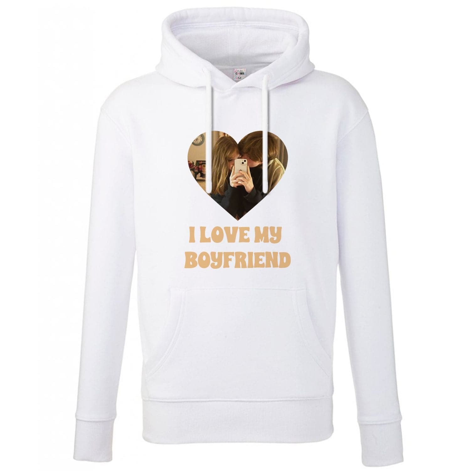 I Love My Boyfriend - Personalised Couples Hoodie