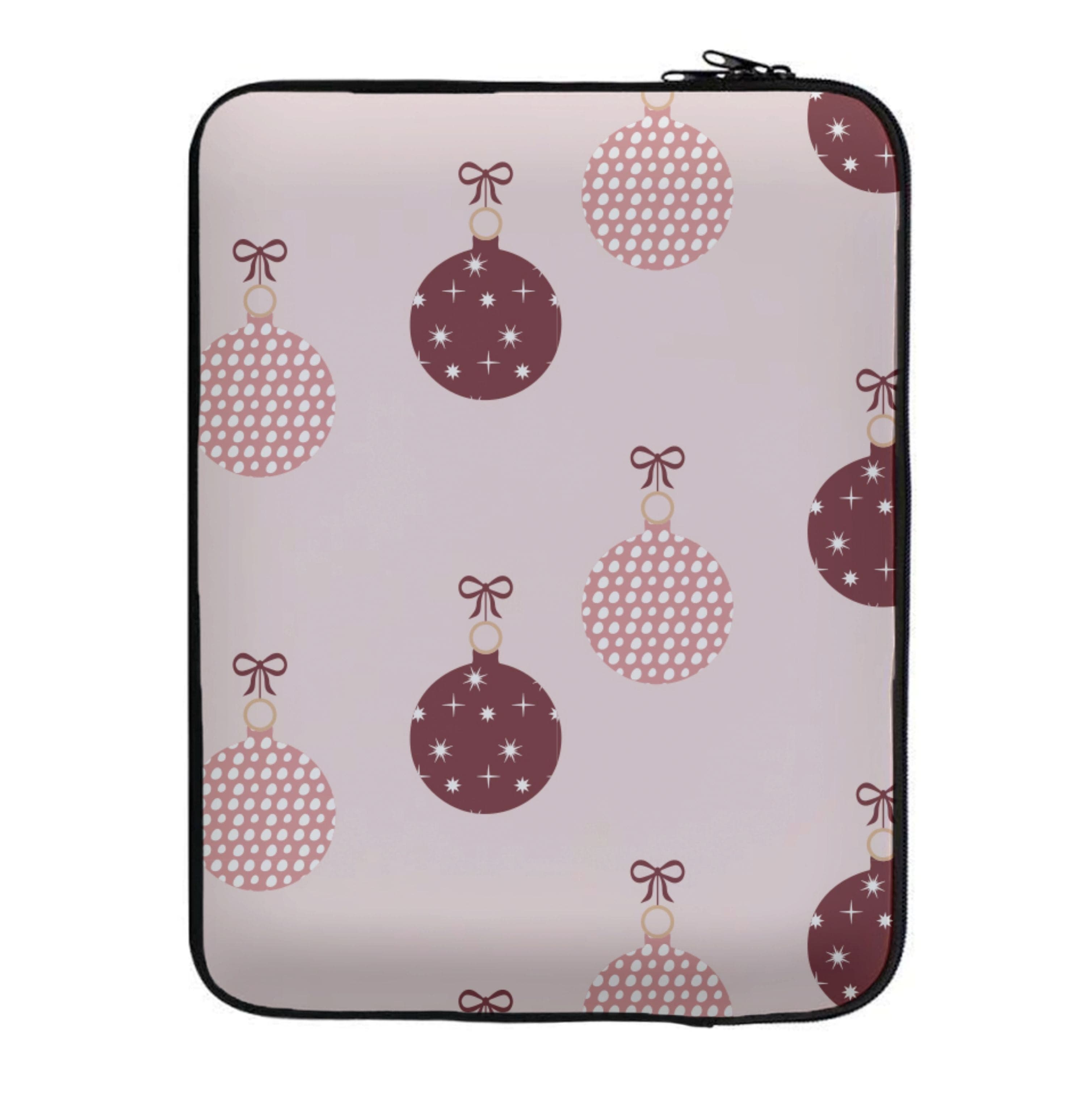 Christmas Bauble Pattern Laptop Sleeve