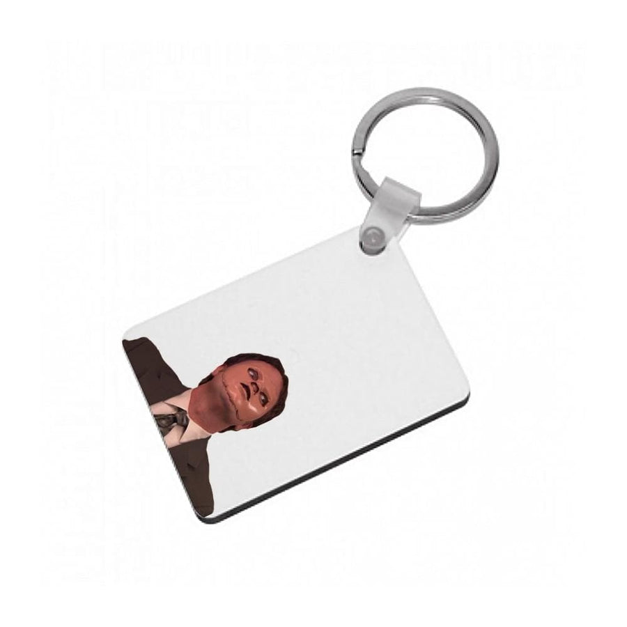 Dwight And The Dummy - The Office Keyring - Fun Cases
