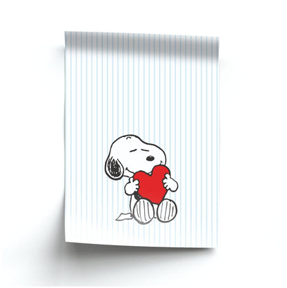 Snoopy - Valentine's Day Poster