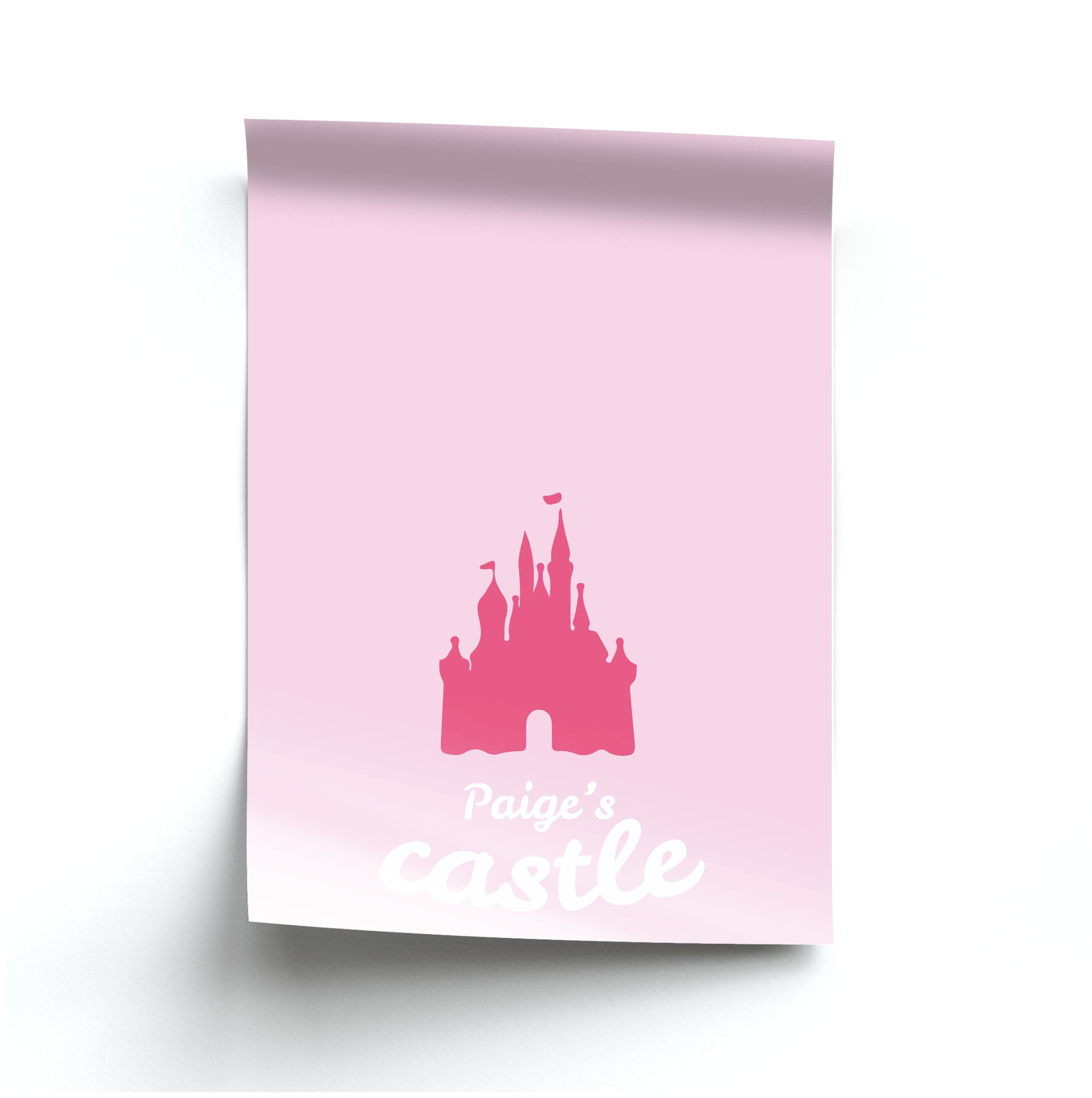 Fairytale Castle - Personalised Fairytale Poster