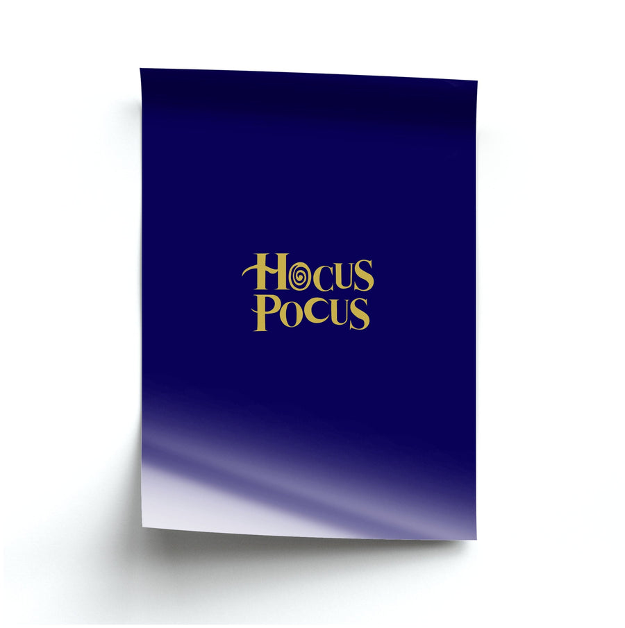 Text - Hocus Pocus Poster