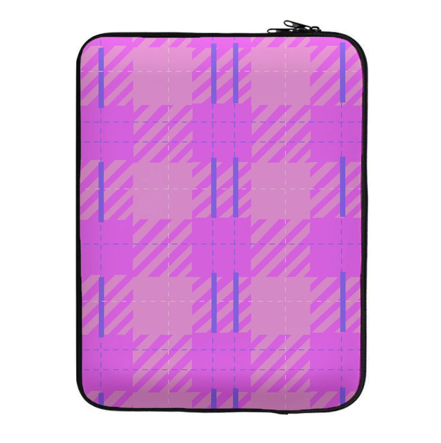 Pink Wrapping - Christmas Patterns Laptop Sleeve