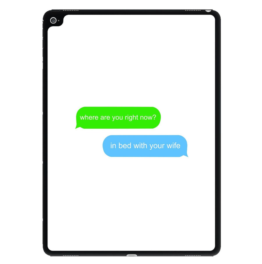 Where Are You Right Now? - Pete Davidson iPad Case