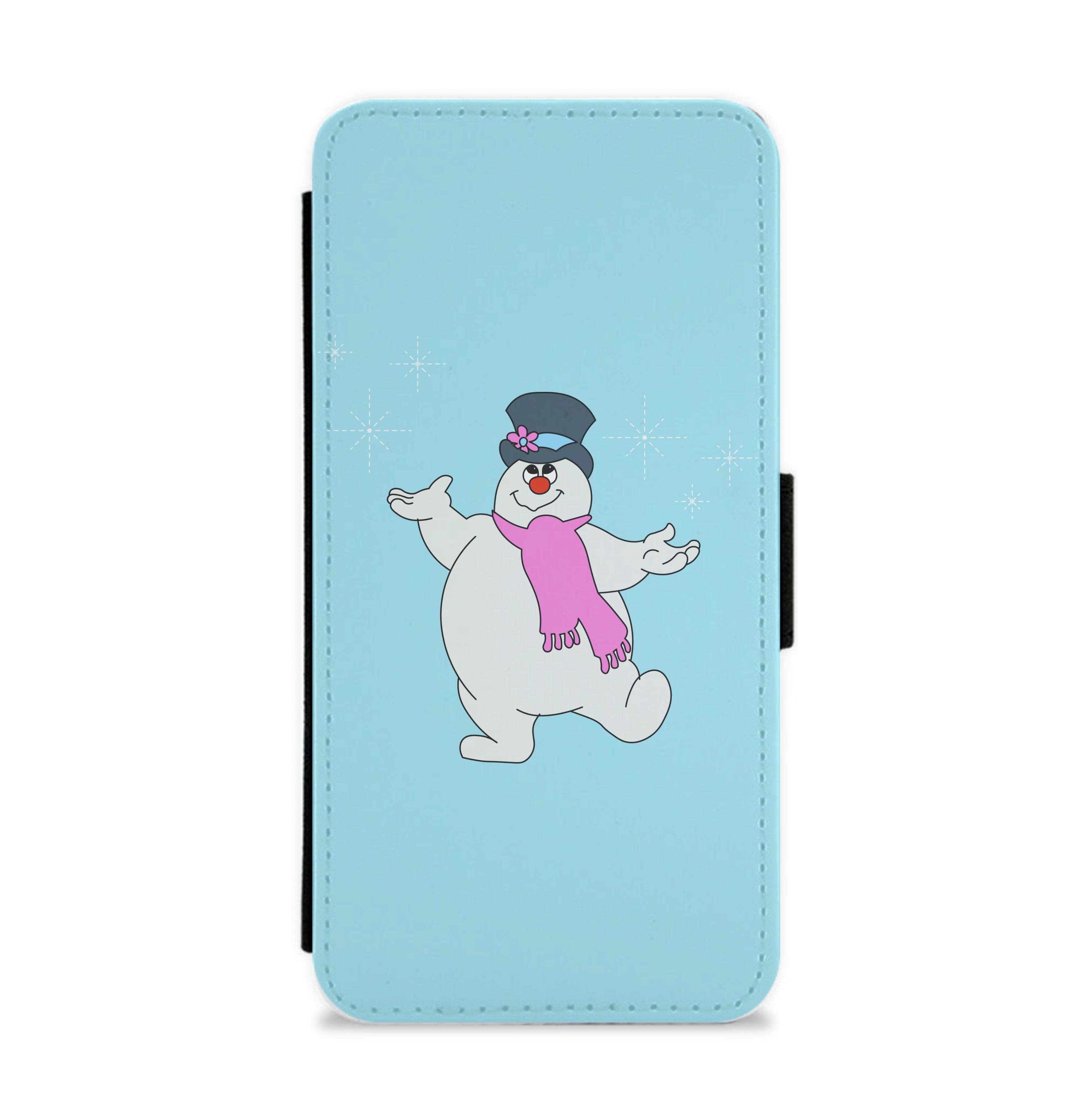 Frosty - Snowman Flip / Wallet Phone Case