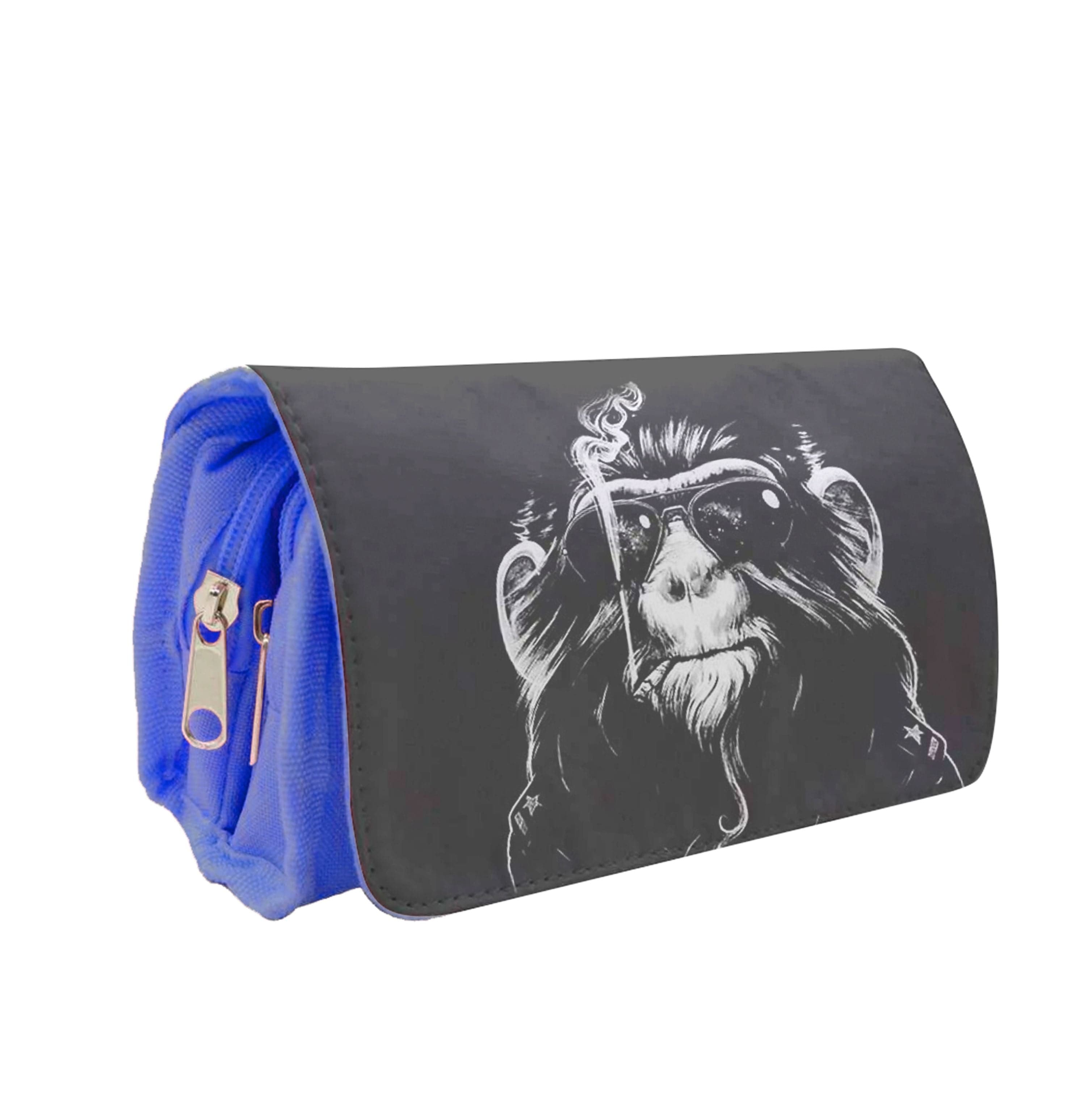 Smoking Monkey Pencil Case