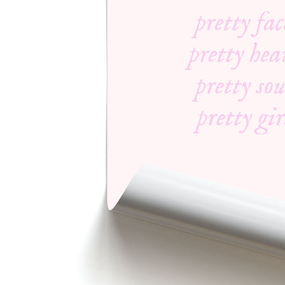 Pretty Girl - Clean Girl Aesthetic Poster