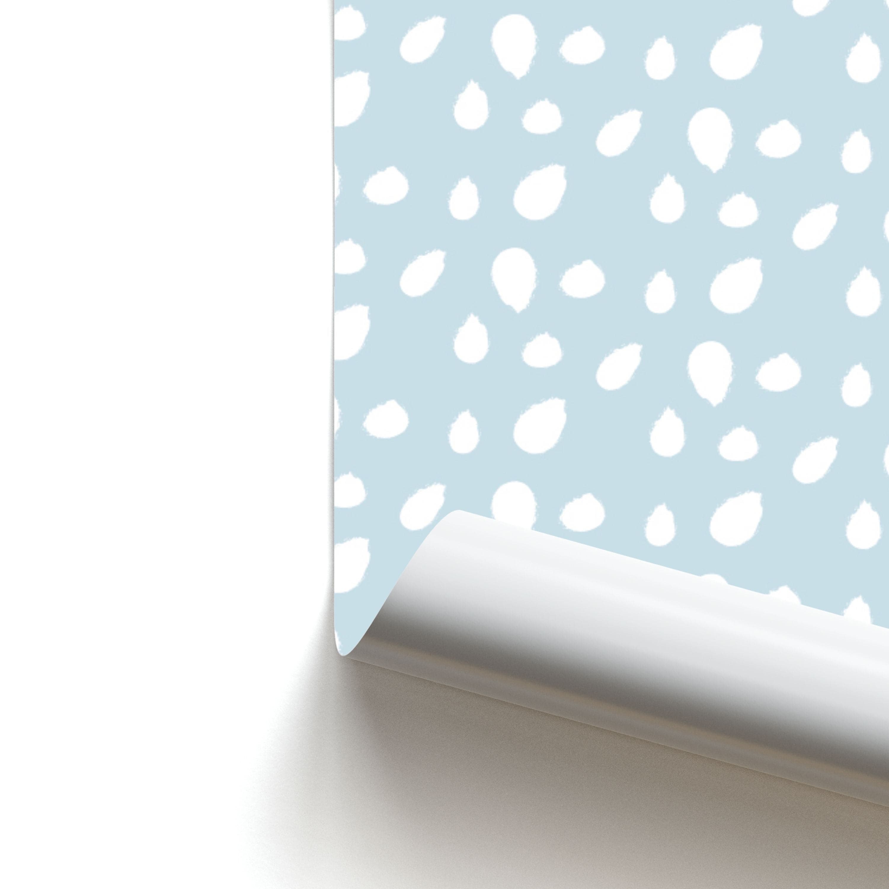 Pastel Blue Dots Poster