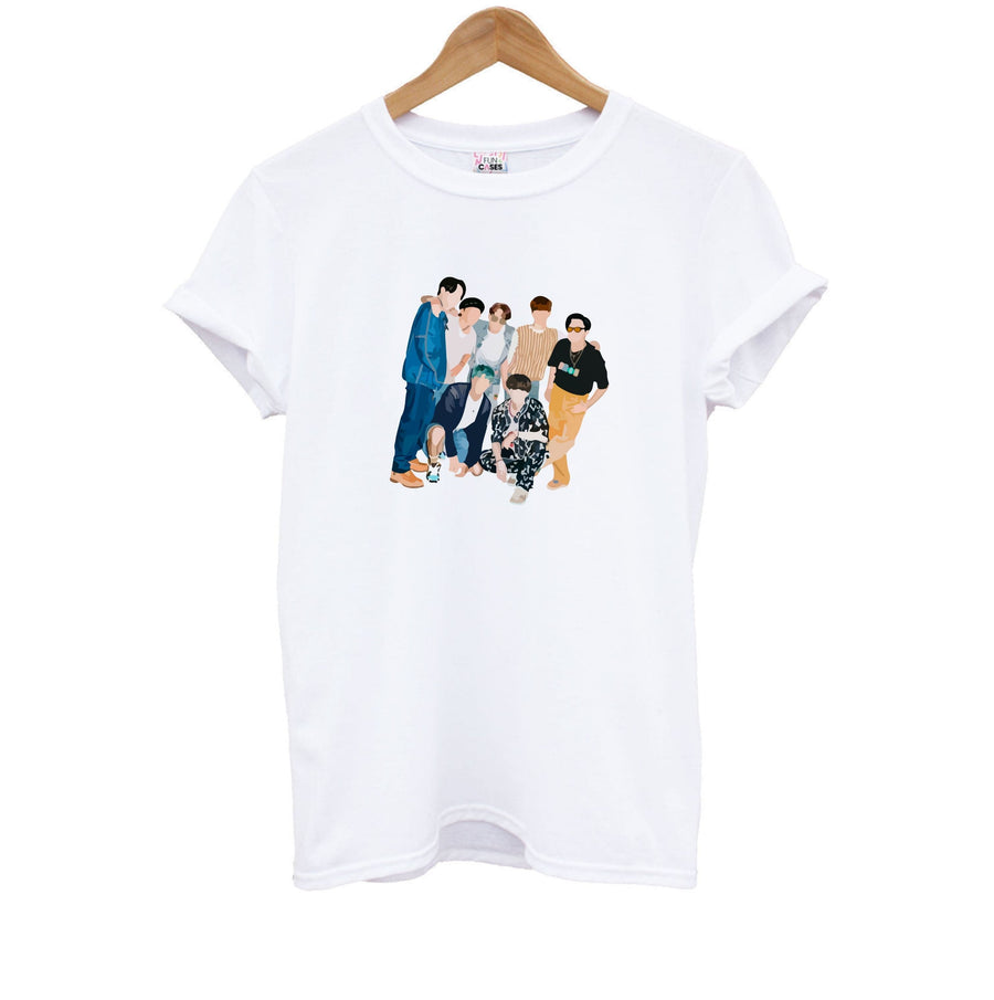 Casual BTS Band Kids T-Shirt