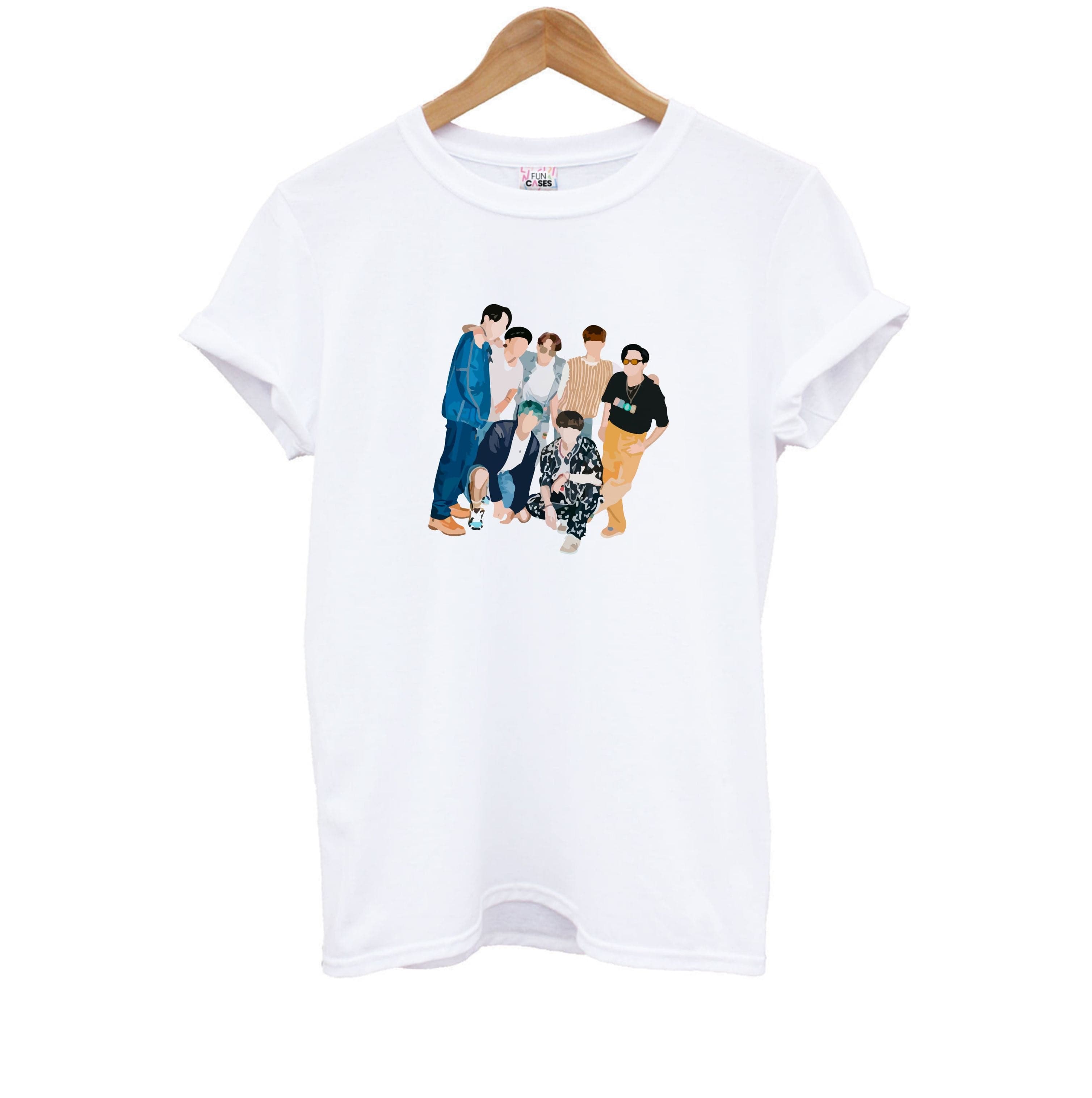 Casual K-Pop Band Band Kids T-Shirt