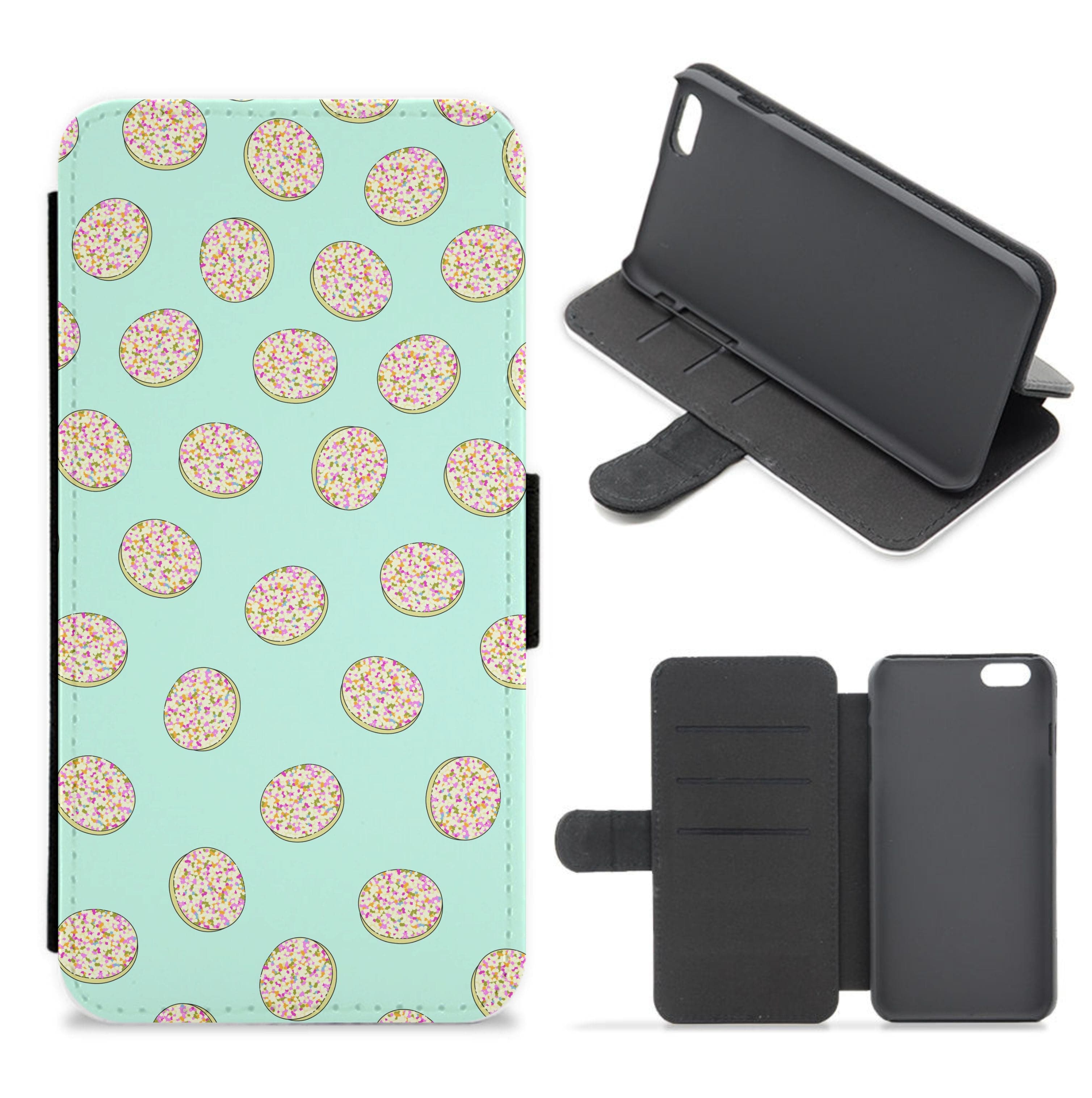 Jazzles - Sweets Patterns Flip / Wallet Phone Case