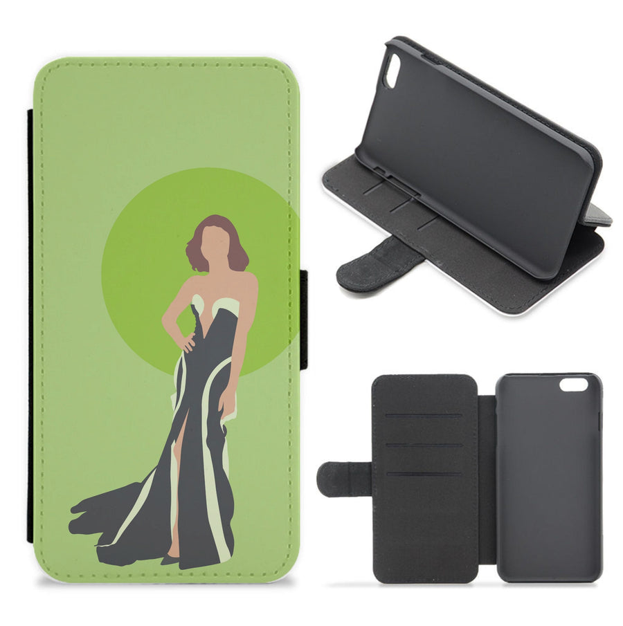 Green Dress - Zendaya Flip / Wallet Phone Case