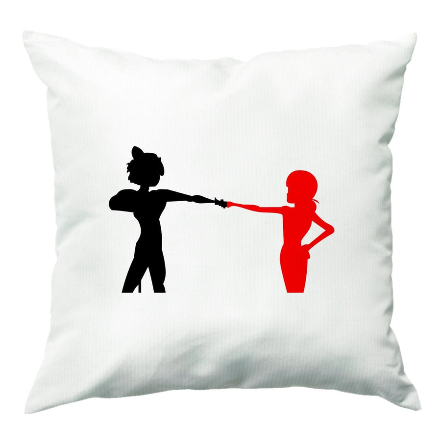 Red And Black - Miraculous Cushion