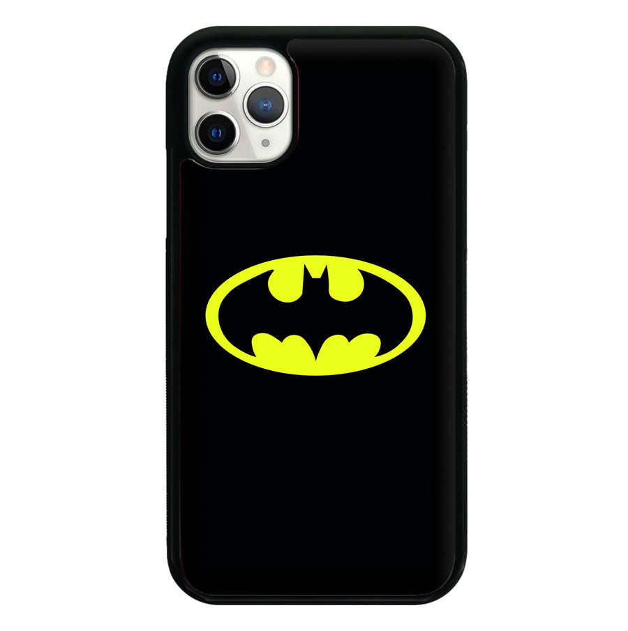 Black Batman Logo Phone Case