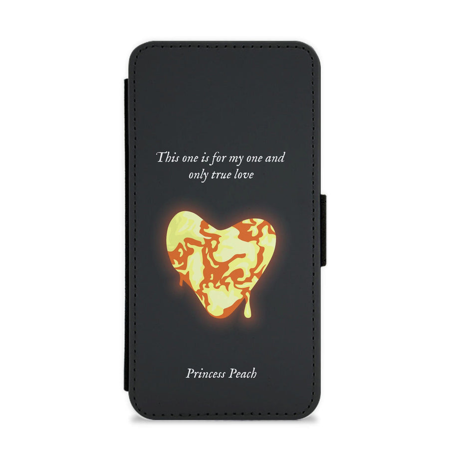This One Is For My One And Only True Love - The Super Mario Bros Flip / Wallet Phone Case