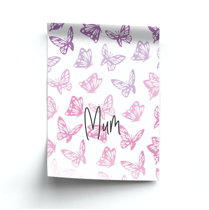 Mum Butterflies - Mother's Day Poster