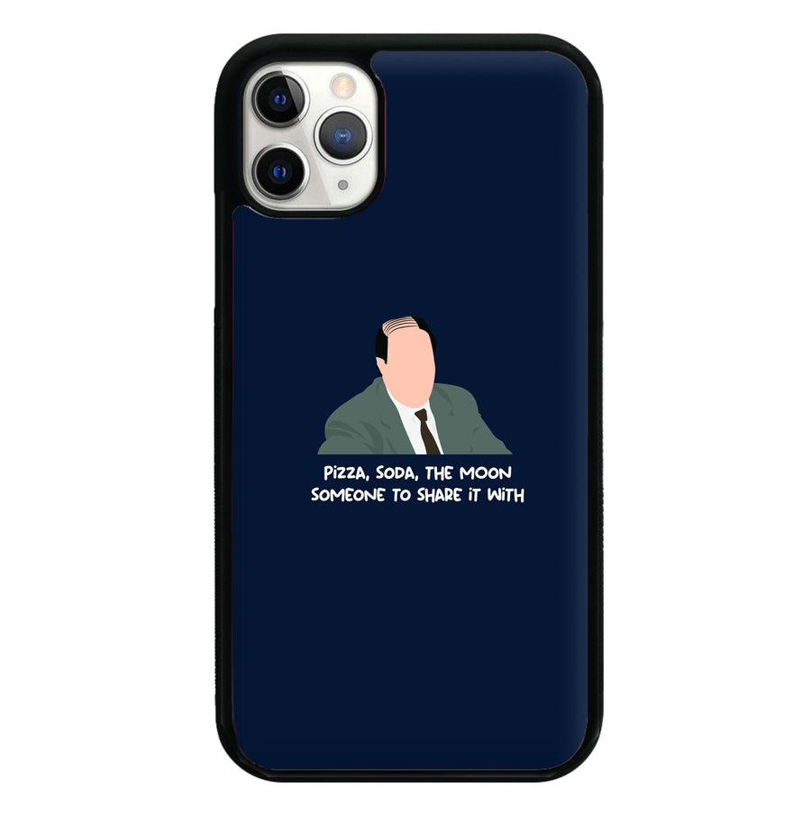 Pizza, Soda, The Moon - The Office Phone Case