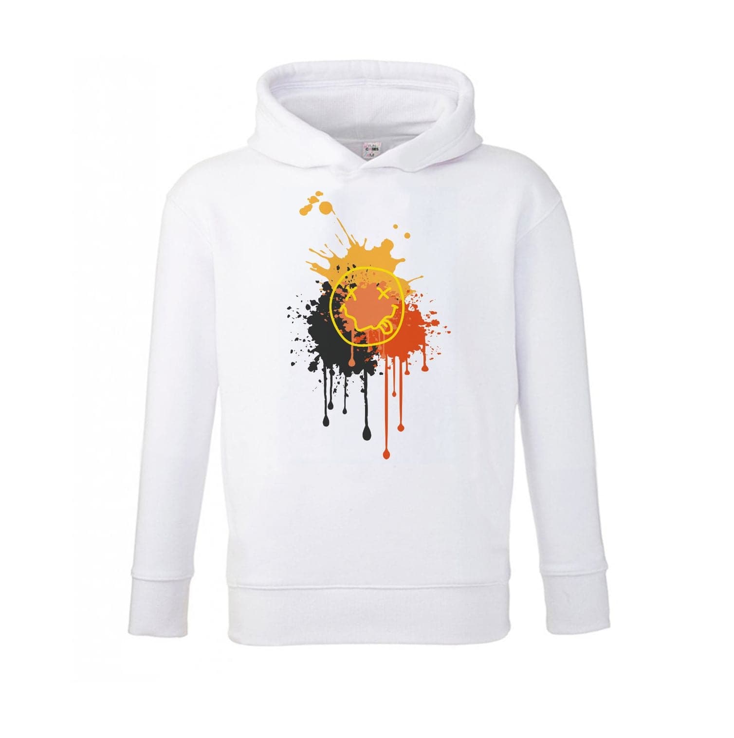 Orange Graffiti - Skate Aesthetic  Kids Hoodie