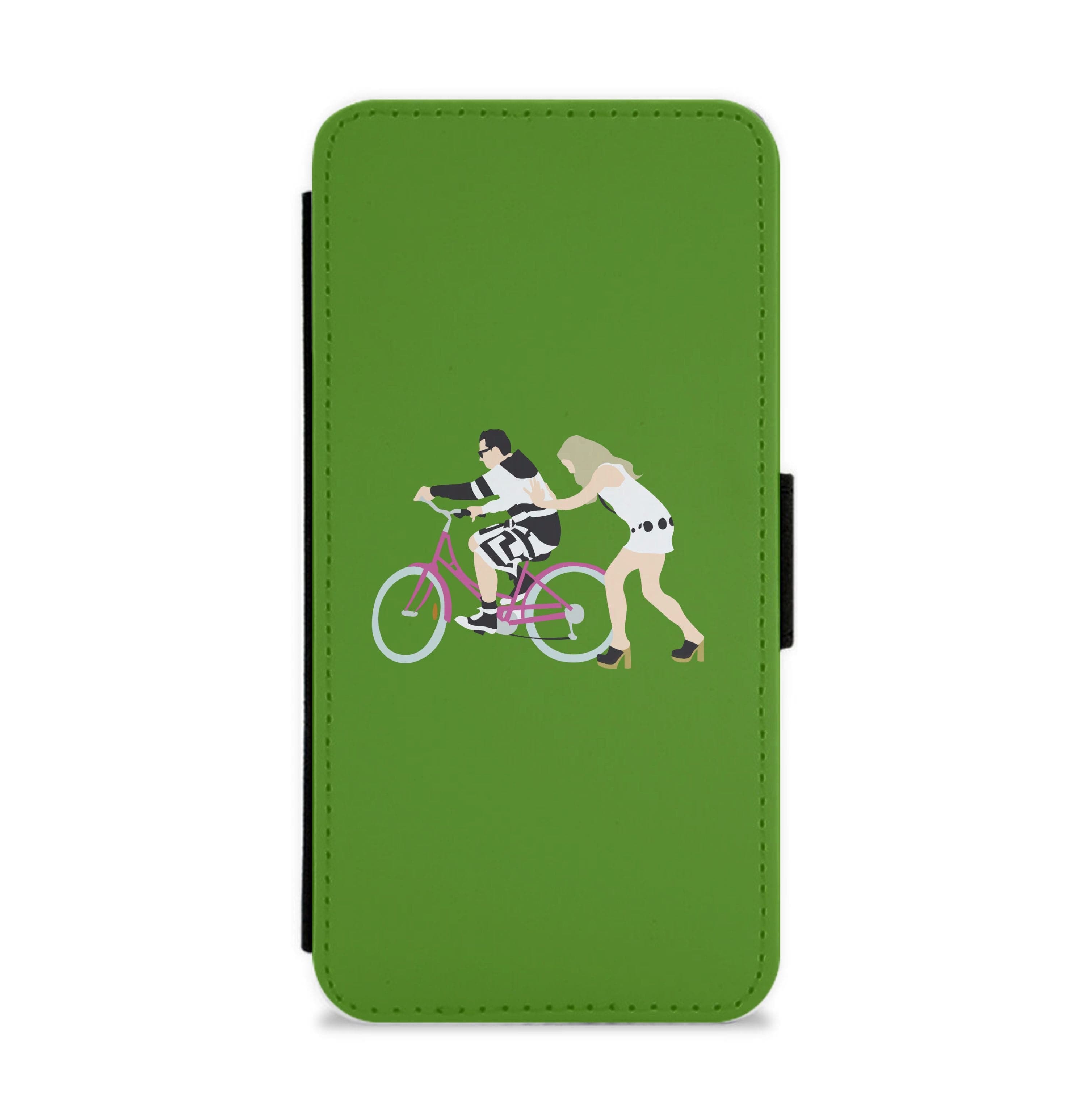 David Riding A Bike Flip / Wallet Phone Case