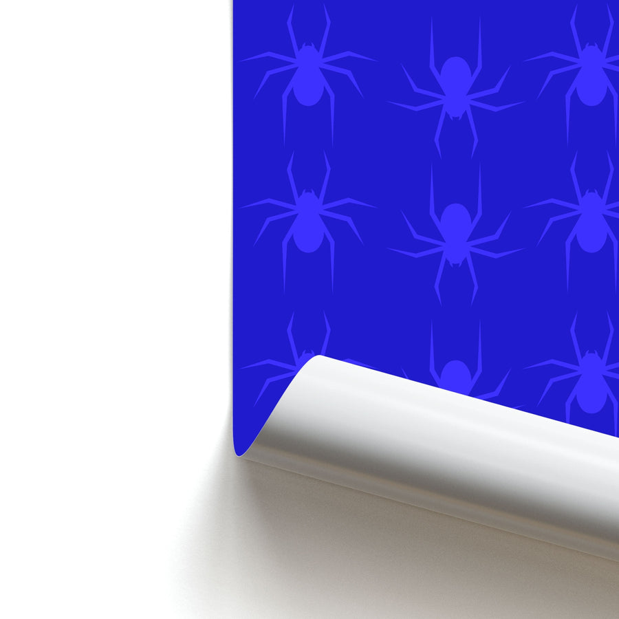 Spider Pattern - Halloween Poster