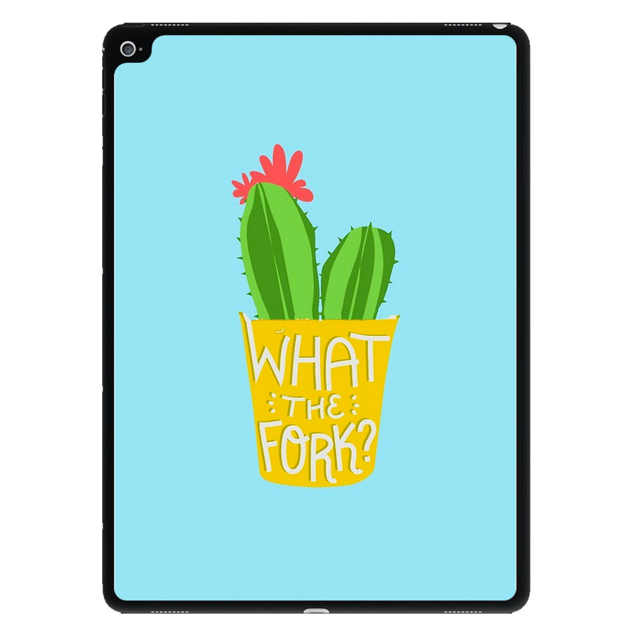 What The Fork Cactus - The Good Place iPad Case