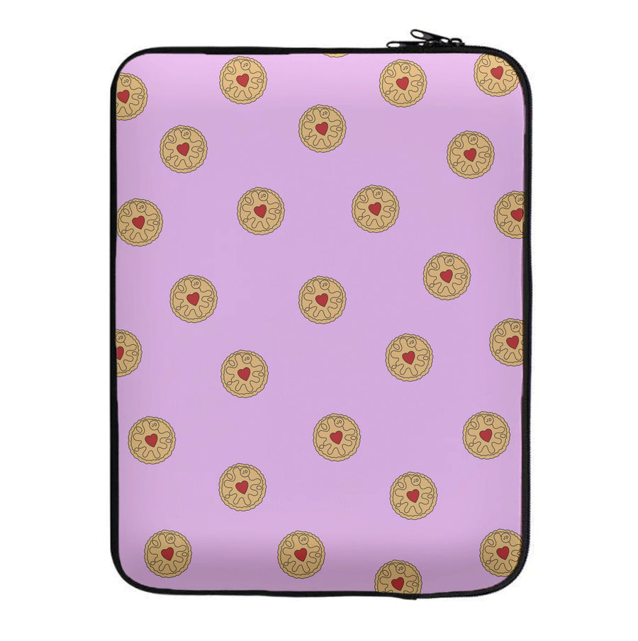 Jammy Doggers - Biscuits Patterns Laptop Sleeve