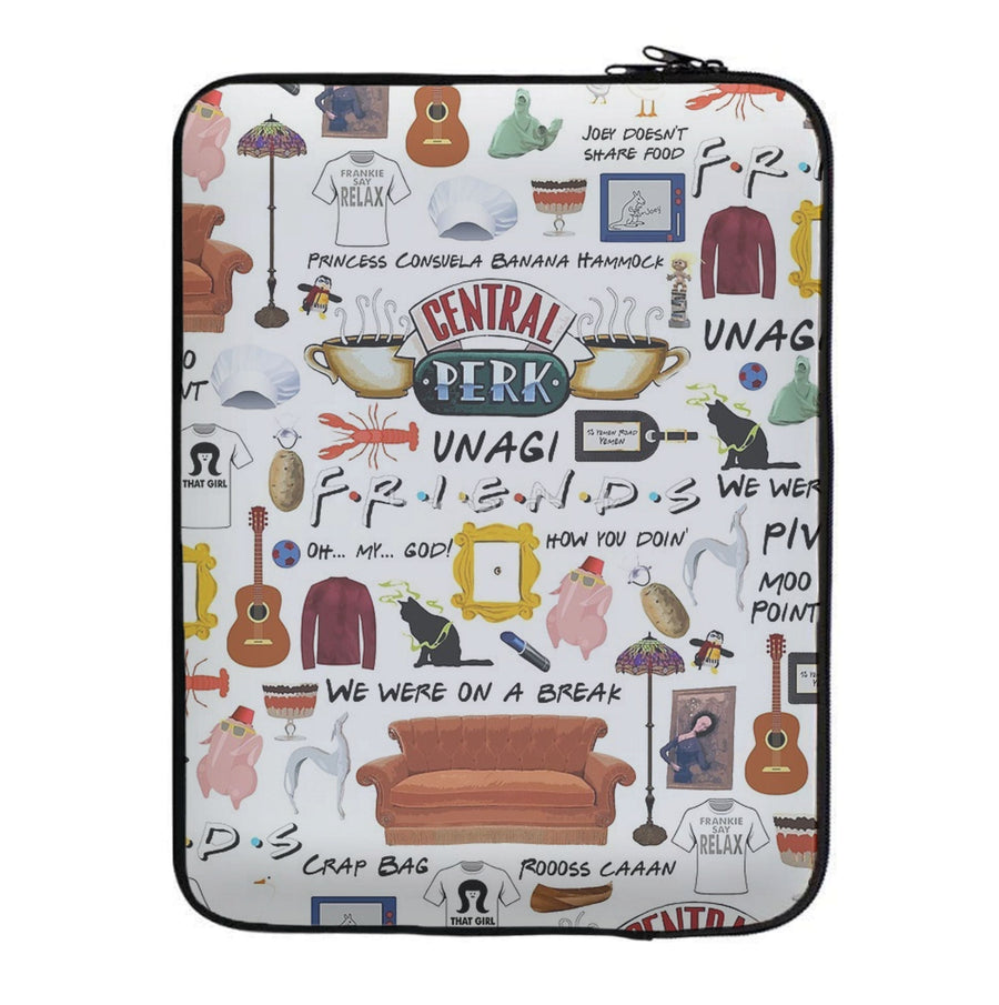 Friends Collage Laptop Sleeve