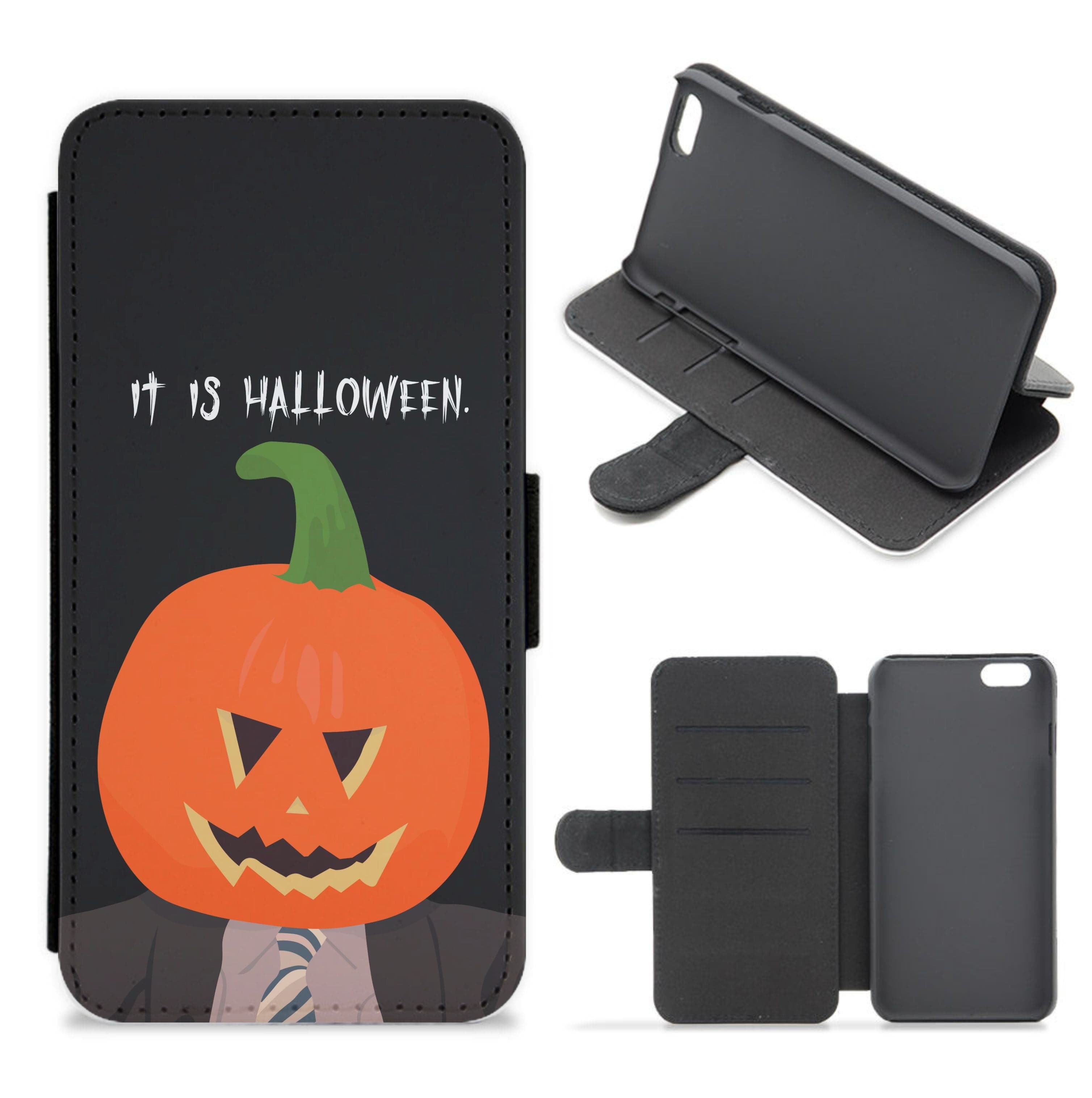 Pumpkin Dwight - Halloween Specials Flip / Wallet Phone Case