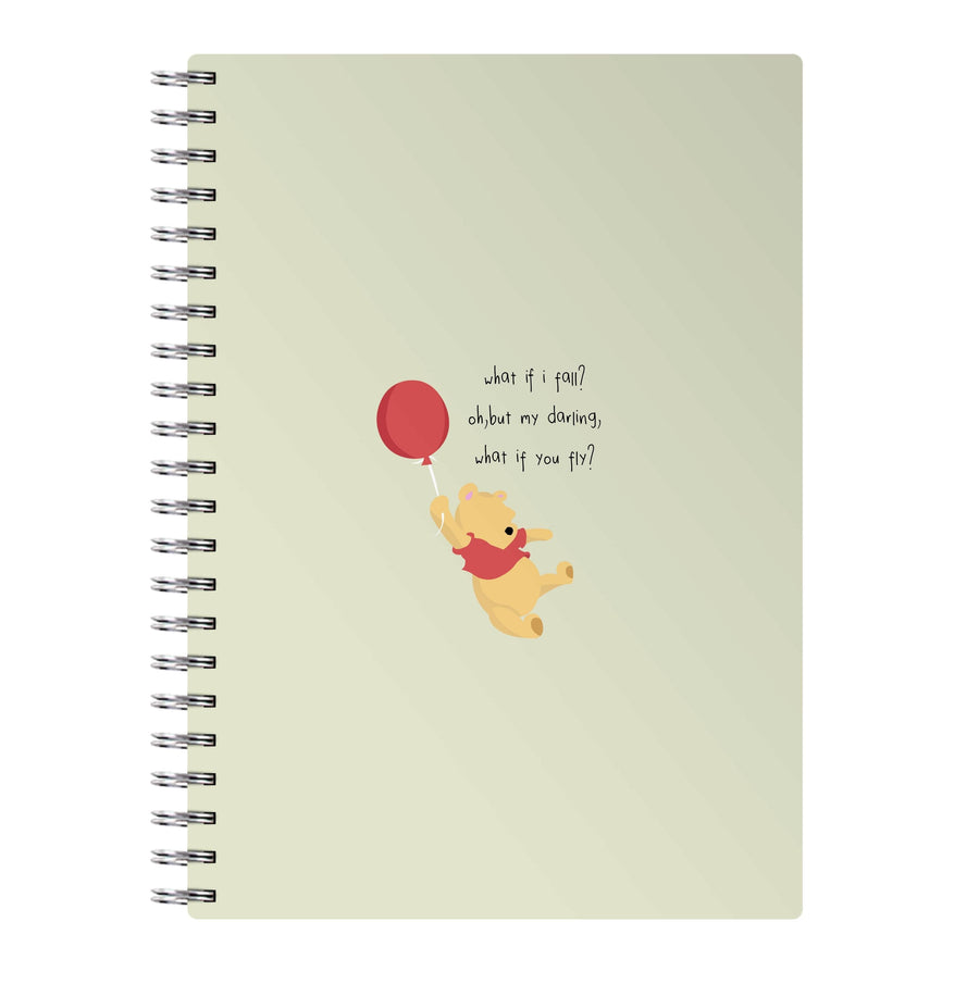 What If I Fail - Winnie The Pooh Notebook