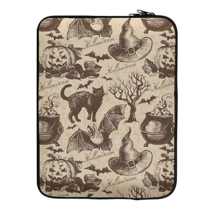 Vintage Halloween Pattern Laptop Sleeve